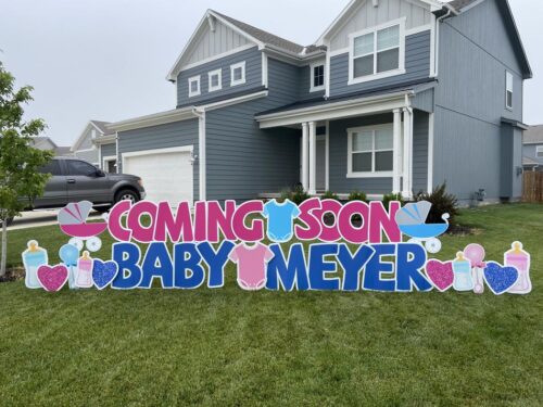 baby shower yard signs north kc